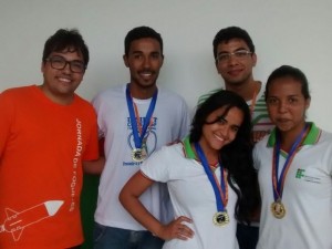 Equipe do Ifal Penedo foi campeã da Olimpíada Alagoana (Foto: Arquivo Pessoal)