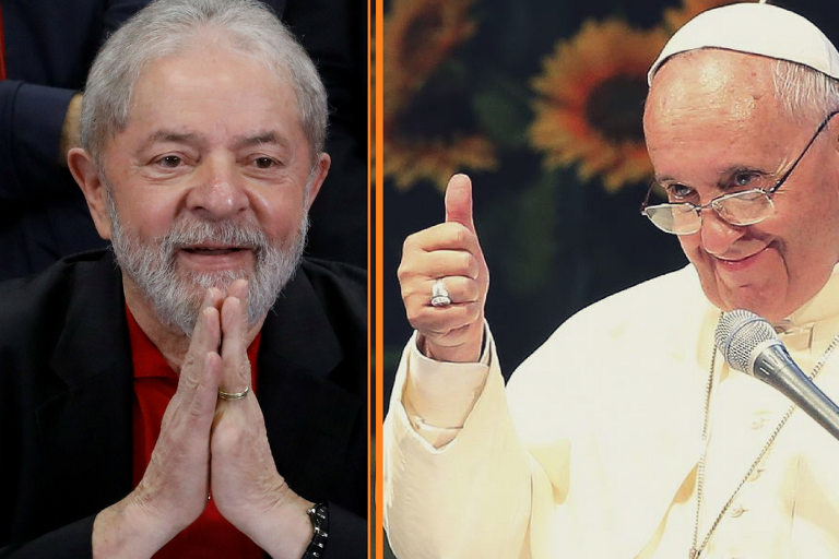 Papa Francisco envia carta a Ex-Presidente Lula