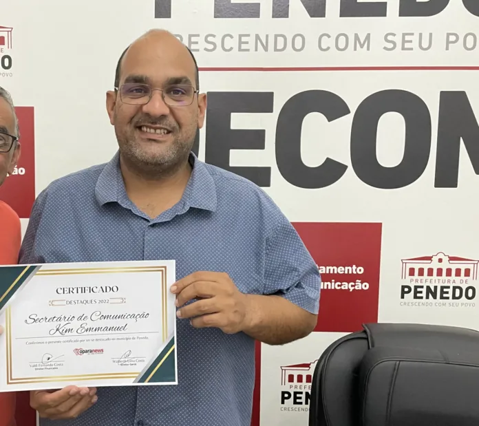 Kim Emmanuel - Secretário de Comunicação de Penedo.