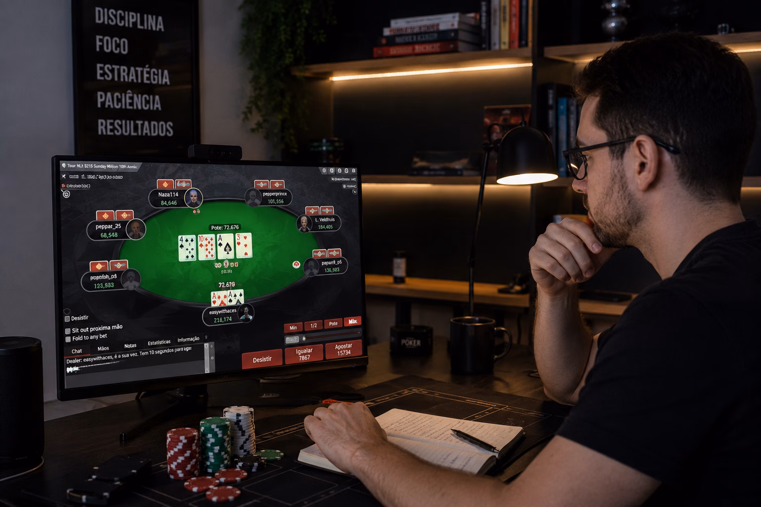 Poker e estratégia viraram informação essencial para os