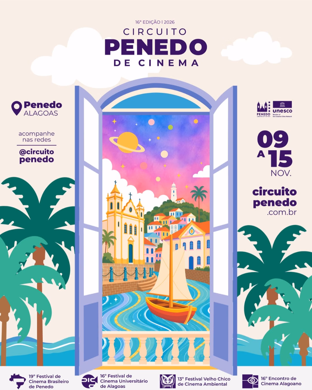 Circuito Penedo de Cinema 2026 abre inscrições para