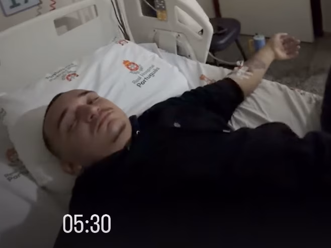 joao gomes João Gomes em hospital após diagnóstico de Influenza